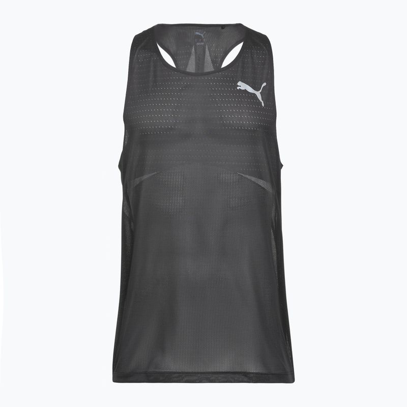 Pánské běžecké tričko PUMA Raceday Ultraspun Singlet puma black
