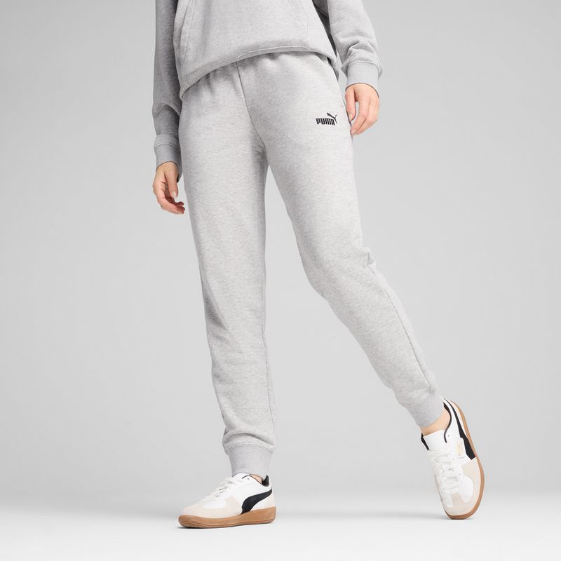 Dámské tepláky PUMA ESS Small No. 1 Logo Sweatpants TR CL light grey heather 4