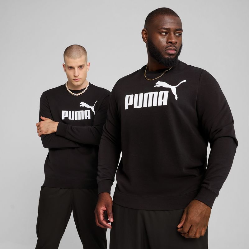 Pánská mikina  PUMA ESS No. 1 Logo Crew TR puma black 3