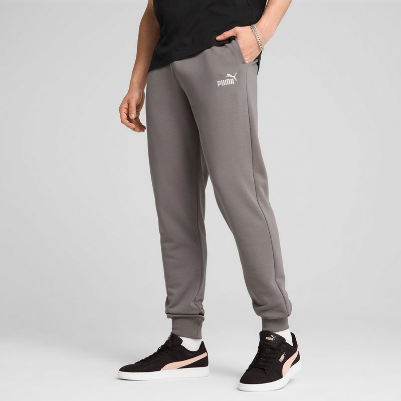 Pánské tepláky PUMA ESS No. 1 Logo Sweatpants TR CL litina 4
