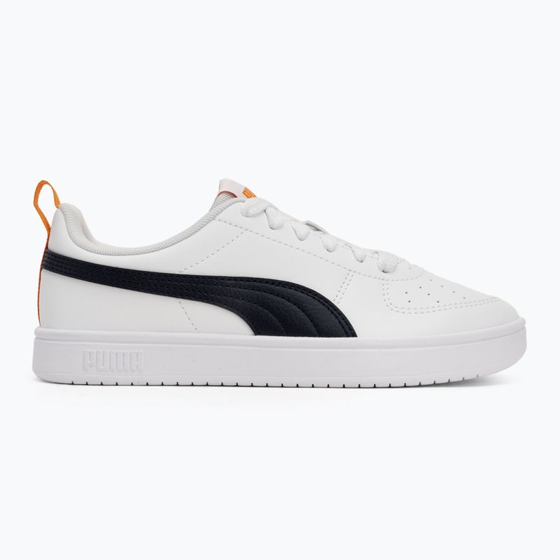 Juniorské boty  PUMA Rickie Jr puma white/new navy/dark poppy 2
