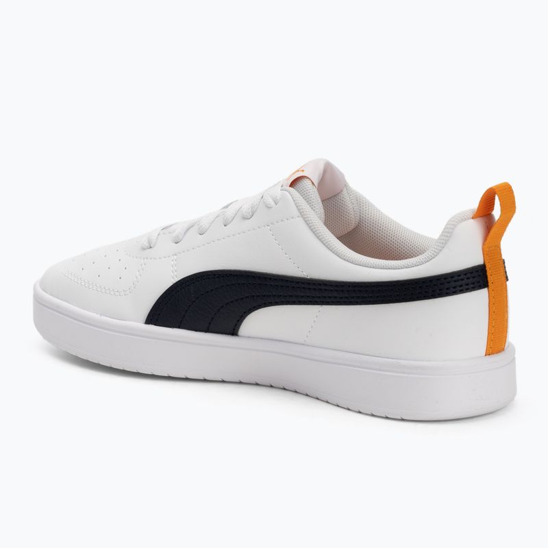 Juniorské boty  PUMA Rickie Jr puma white/new navy/dark poppy 3