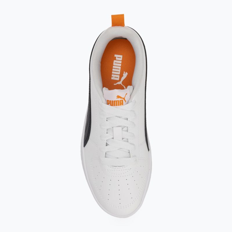 Juniorské boty  PUMA Rickie Jr puma white/new navy/dark poppy 5