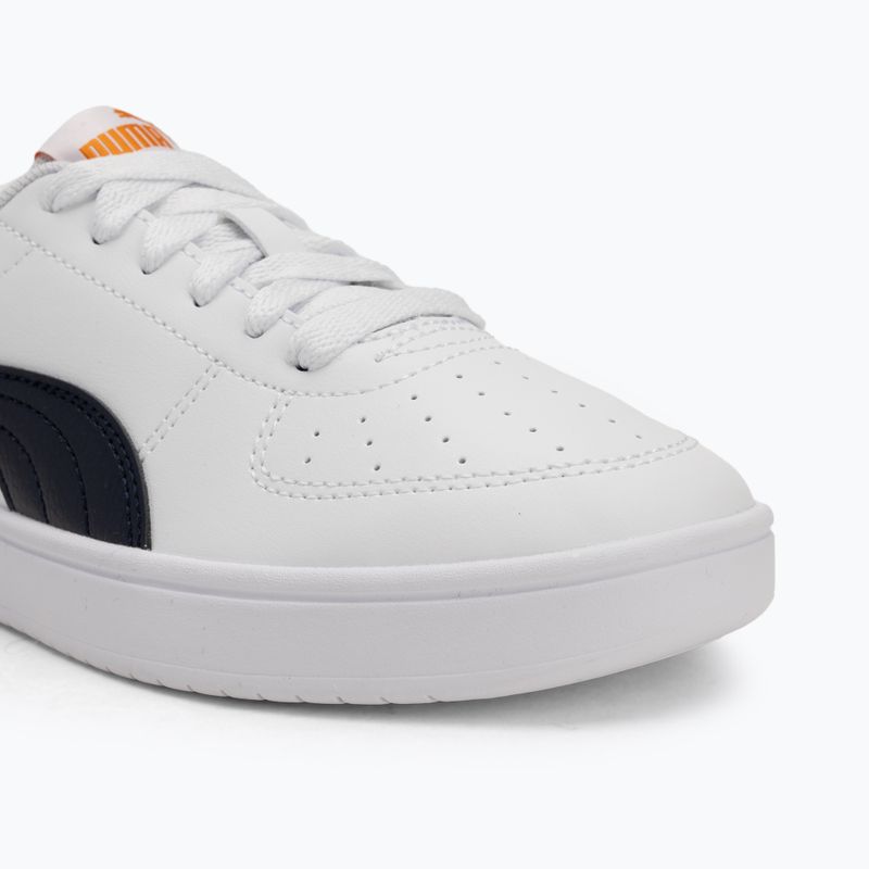 Juniorské boty  PUMA Rickie Jr puma white/new navy/dark poppy 7