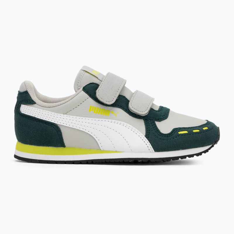 Juniorské boty  PUMA Cabana Racer SL 20 V PS coollightgray/pumawhite/darkmyrtle/limesmash 2