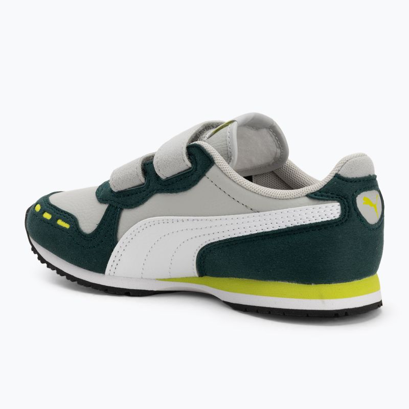 Juniorské boty  PUMA Cabana Racer SL 20 V PS coollightgray/pumawhite/darkmyrtle/limesmash 3