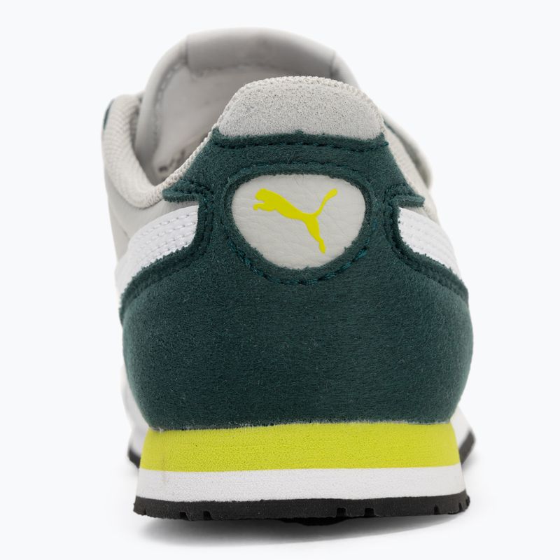 Juniorské boty  PUMA Cabana Racer SL 20 V PS coollightgray/pumawhite/darkmyrtle/limesmash 6