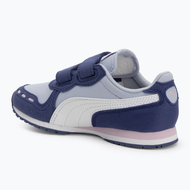 Juniorské boty  PUMA Cabana Racer SL 20 V PS cool weather/puma white/blue crystal/rose mauve 3
