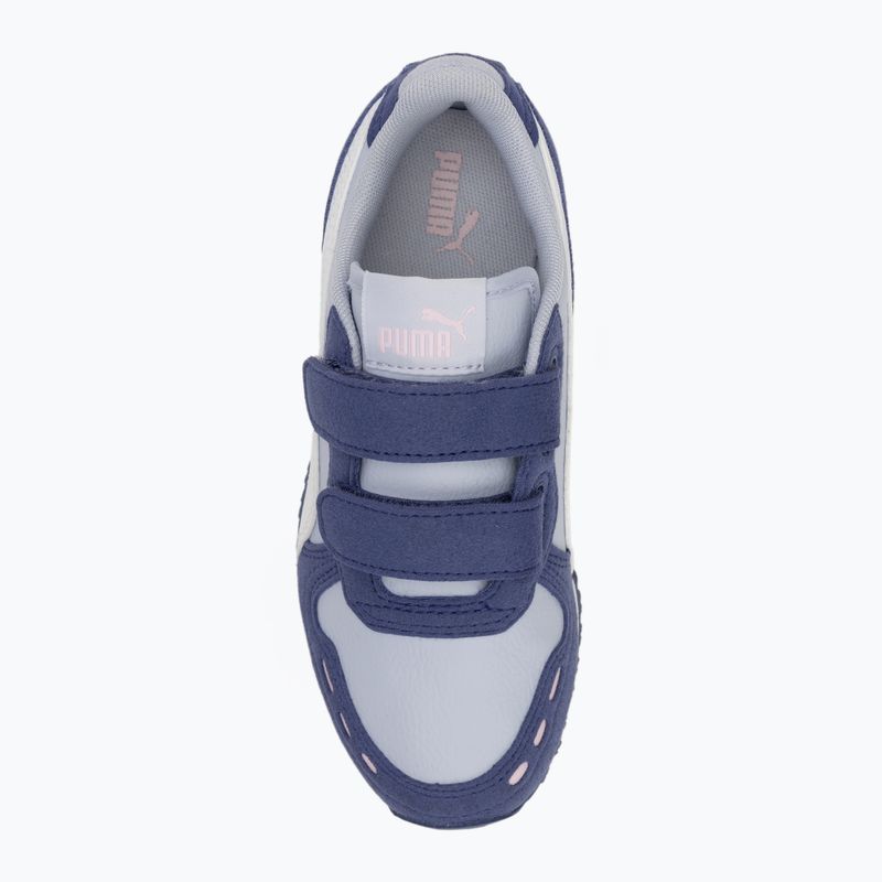 Juniorské boty  PUMA Cabana Racer SL 20 V PS cool weather/puma white/blue crystal/rose mauve 5