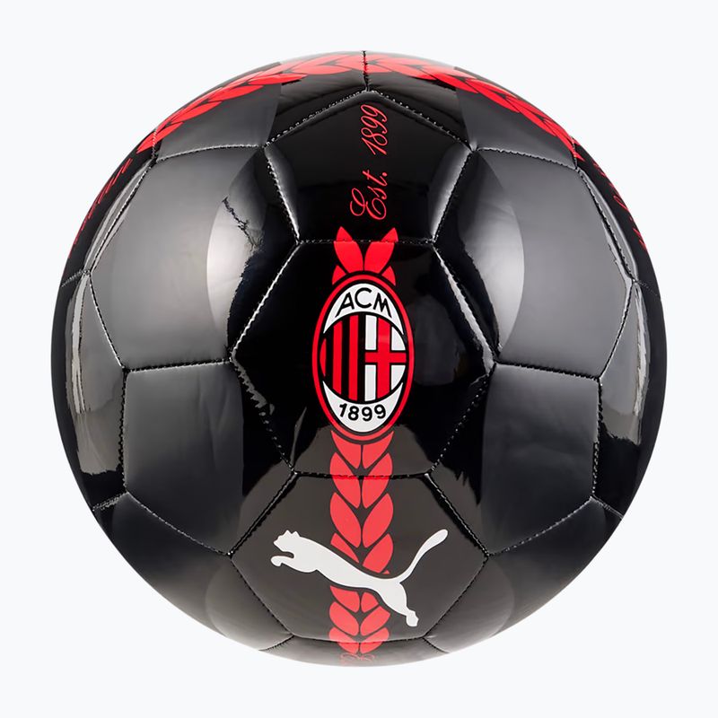 Fotbalový míč PUMA ACM PreMatch puma black/for all time red  velikost 5 2