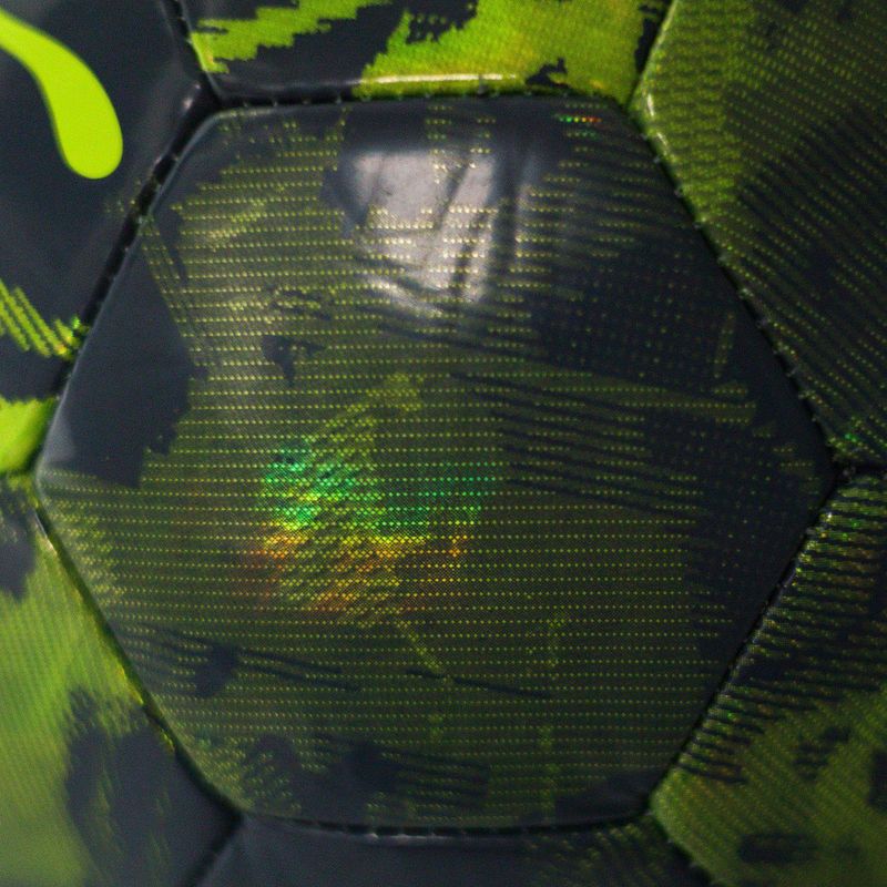 Fotbalový míč PUMA Cup Graphic yellow alert/green glare/galactic grey velikost 5 3