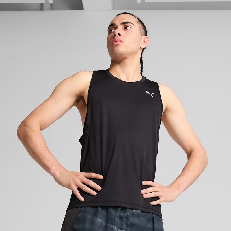Pánské běžecké tričko PUMA Velocity Tank Poly puma black 3