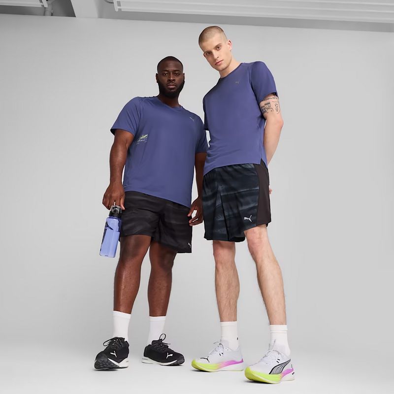 Pánské běžecké kraťasy PUMA Run Velocity AOP 7" puma black 3