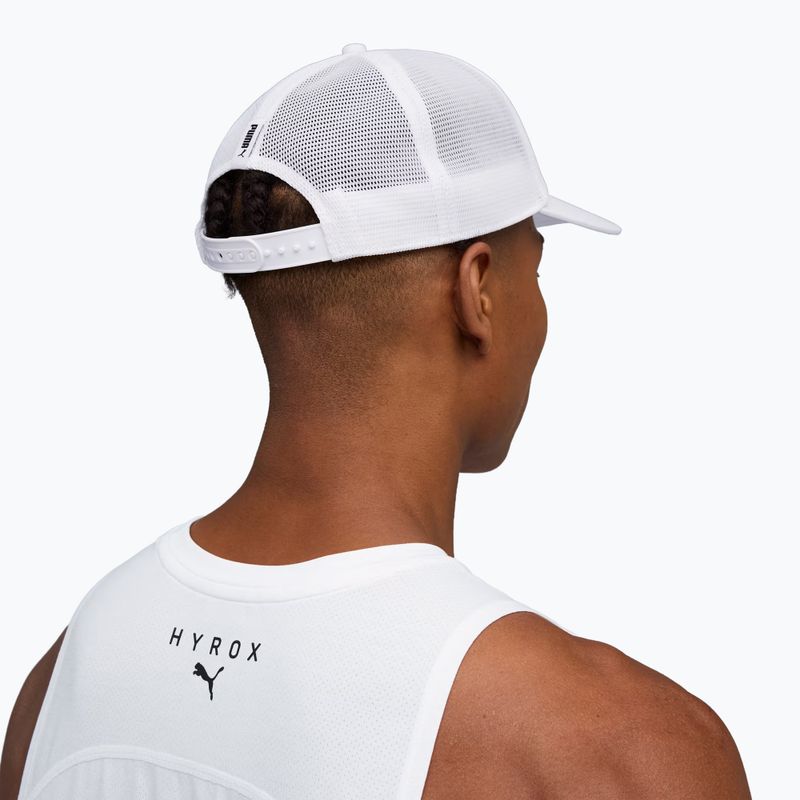 Kšiltovka PUMA x HYROX Trucker bílá 4