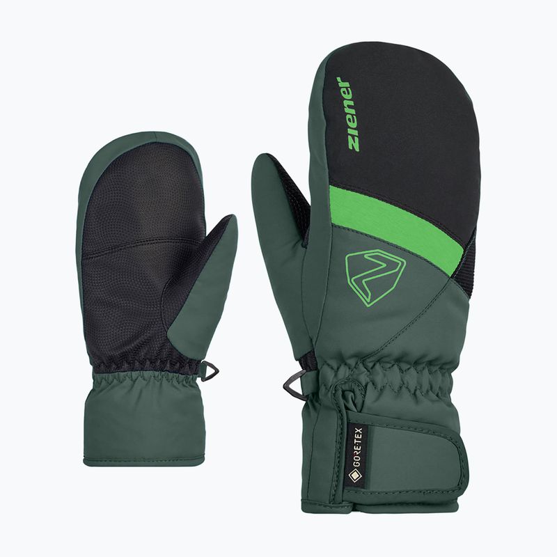 Dětské lyžařské rukavice ZIENER Levin GTX Mitten dark jungle 6