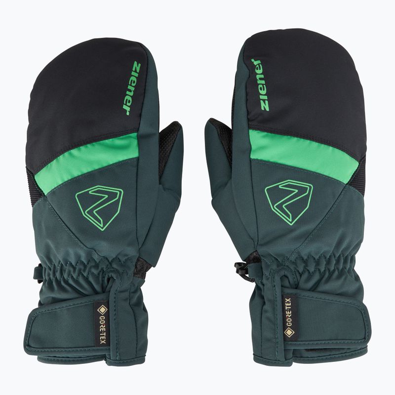 Dětské lyžařské rukavice ZIENER Levin GTX Mitten dark jungle 3