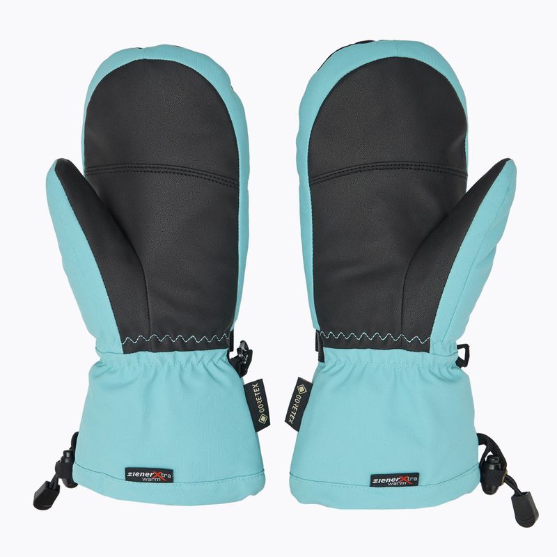 Dětské lyžařské rukavice ZIENER Lanic GTX + Gore Plus Warm Mitten river blue 2