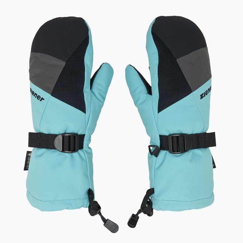 Dětské lyžařské rukavice ZIENER Lanic GTX + Gore Plus Warm Mitten river blue 3