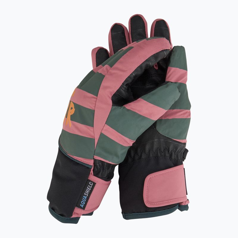 Dětské lyžařské rukavice ZIENER Liwa Aquashield PR rose blossom