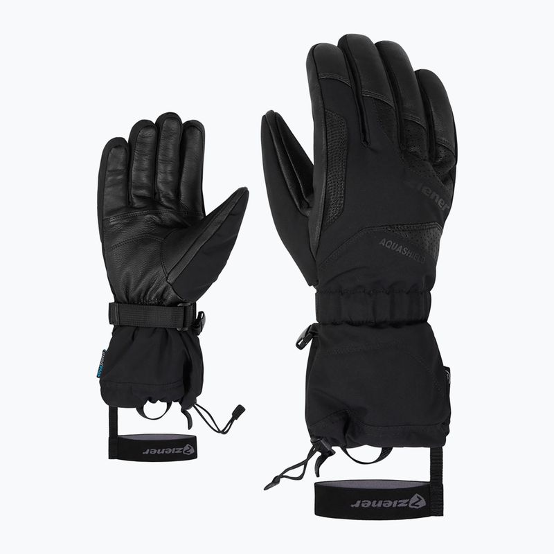 Pánské lyžařské rukavice ZIENER Gaiku-Z Aquashield AW black