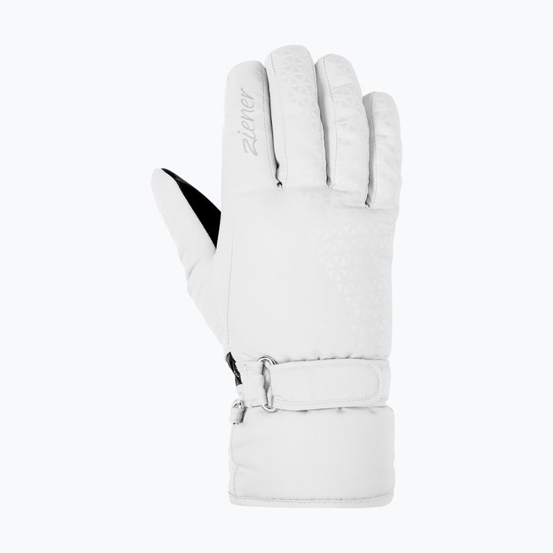 Dámské lyžařské rukavice ZIENER Kisar Aquashield white 3