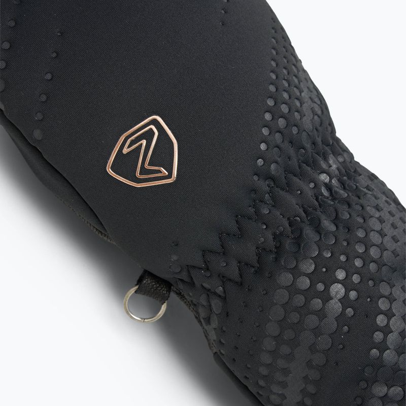 Dámské lyžařské rukavice  ZIENER Karoia WS PR Mitten black/rose metallic 4