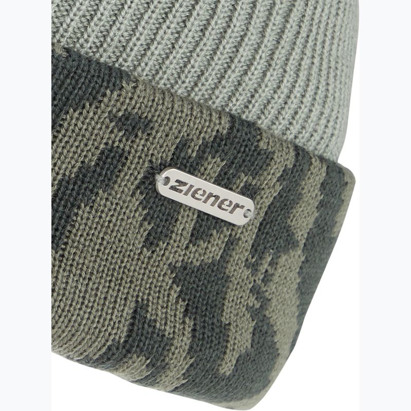Zimní čepice  ZIENER Ihansia green frost 3
