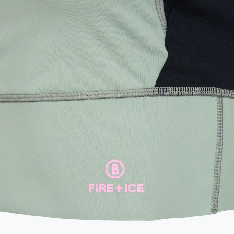 dámské tréninkové tričko BOGNER FIRE+ICE Caia 1/4 Zip eucalyptus 3