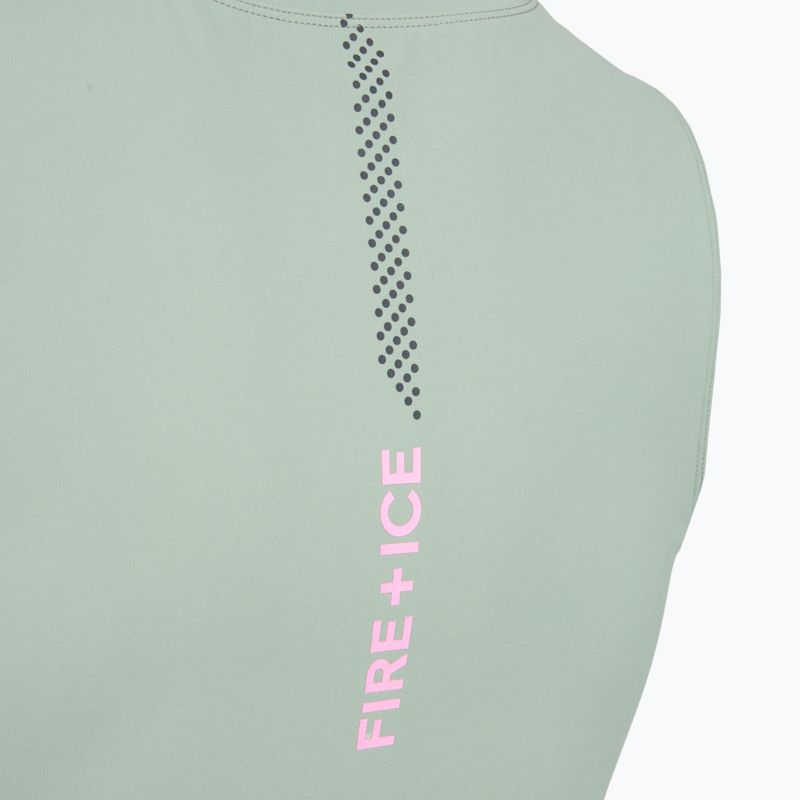 Dámské termo tričko Longsleeve BOGNER FIRE+ICE Caia 1/4 Zip eucalyptus 4