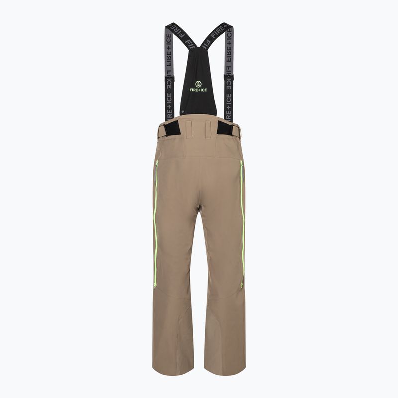 Pánské lyžařské kalhoty BOGNER FIRE+ICE Tarius-T walnut 2