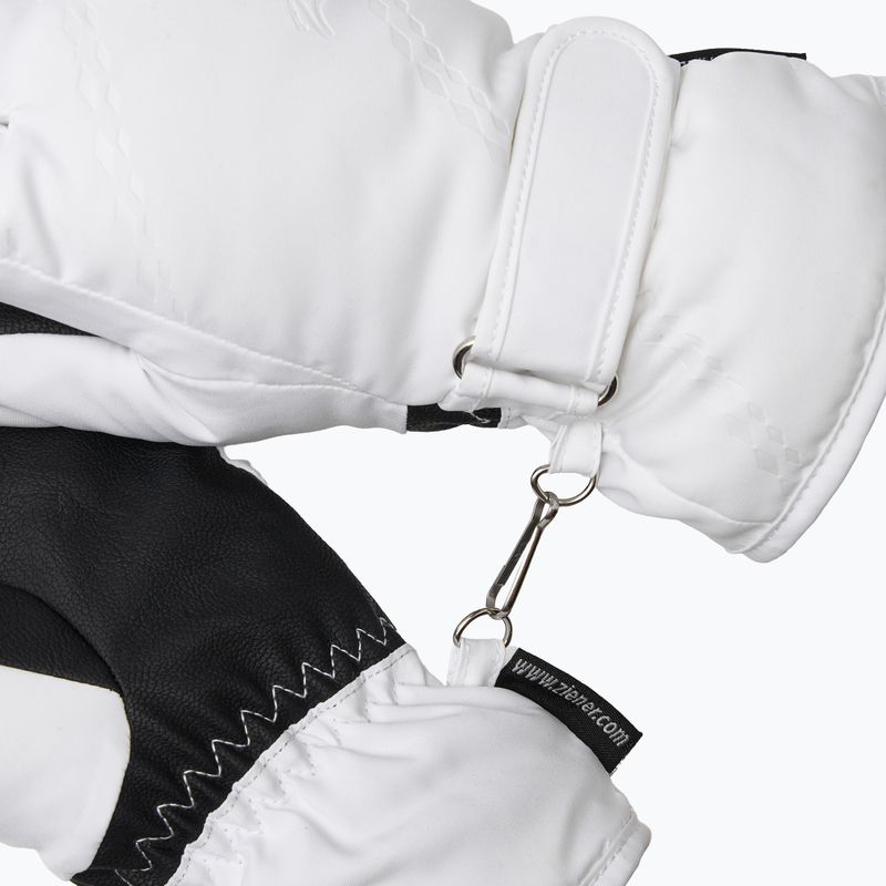 Dámské lyžařské rukavice ZIENER Keva-Z PR white 5