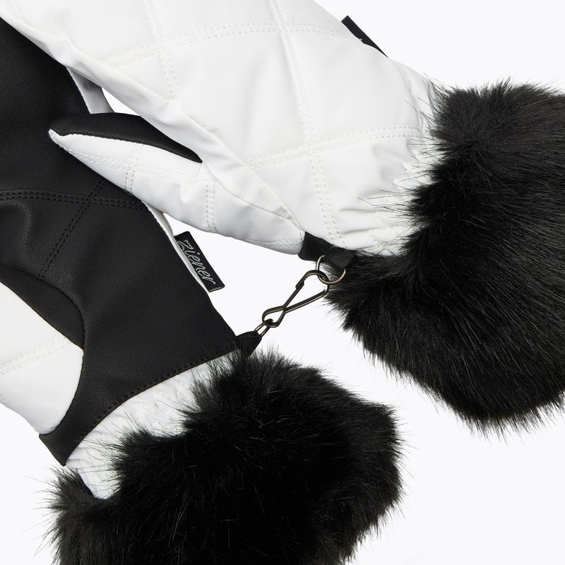 Dámské lyžařské rukavice ZIENER Kwinzi-Z Mitten white 5