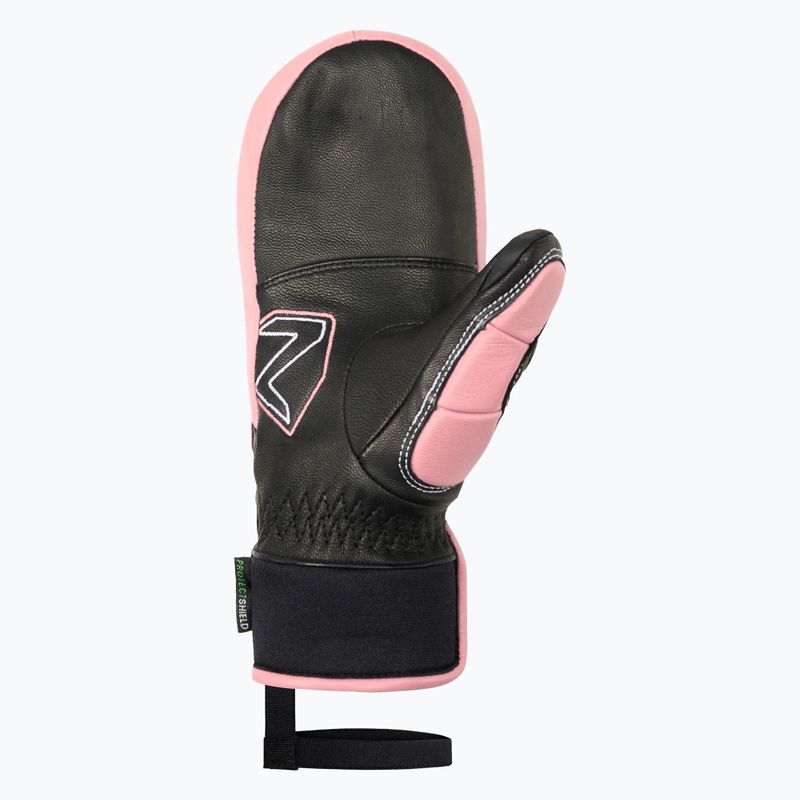 Dětské lyžařské rukavice Ziener Lopaki-Z AS PR Mitten black/pink vanilla 3