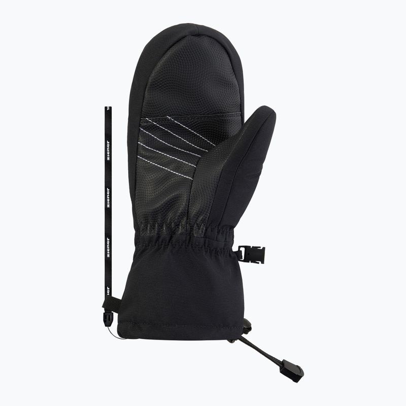 Dětské lyžařské rukavice ZIENER Lavalino-Z Aquashield AW Mitten black/red leo 3