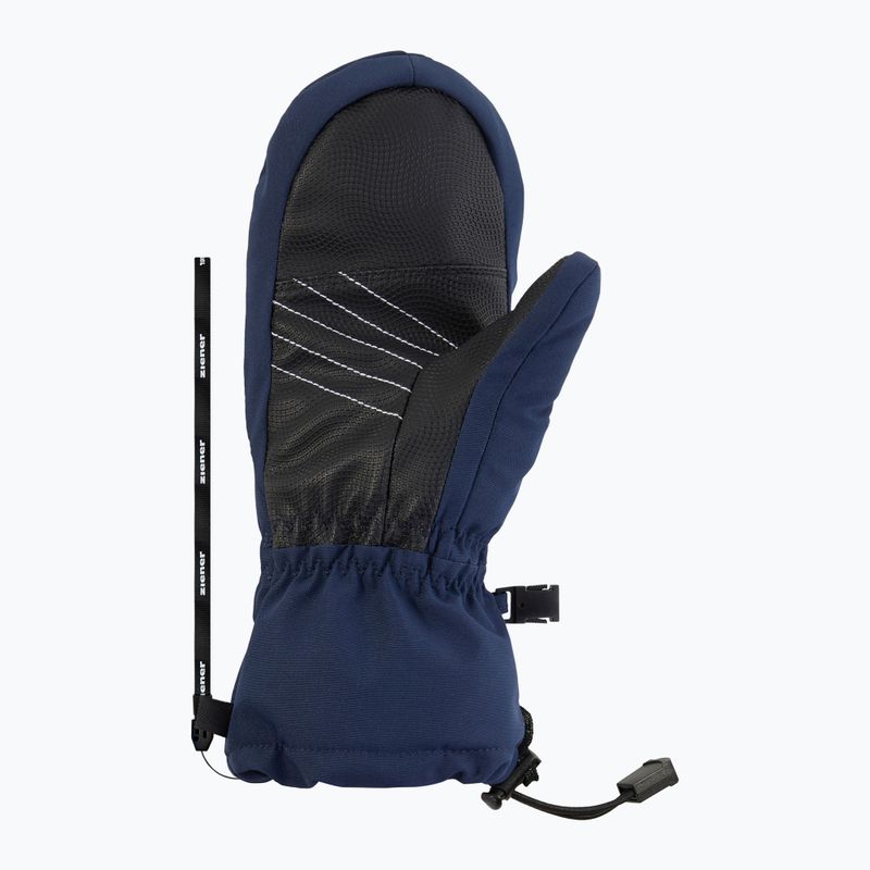 Dětské lyžařské rukavice ZIENER Lavalino-Z Aquashield AW Mitten dark navy/cobalt blue 3
