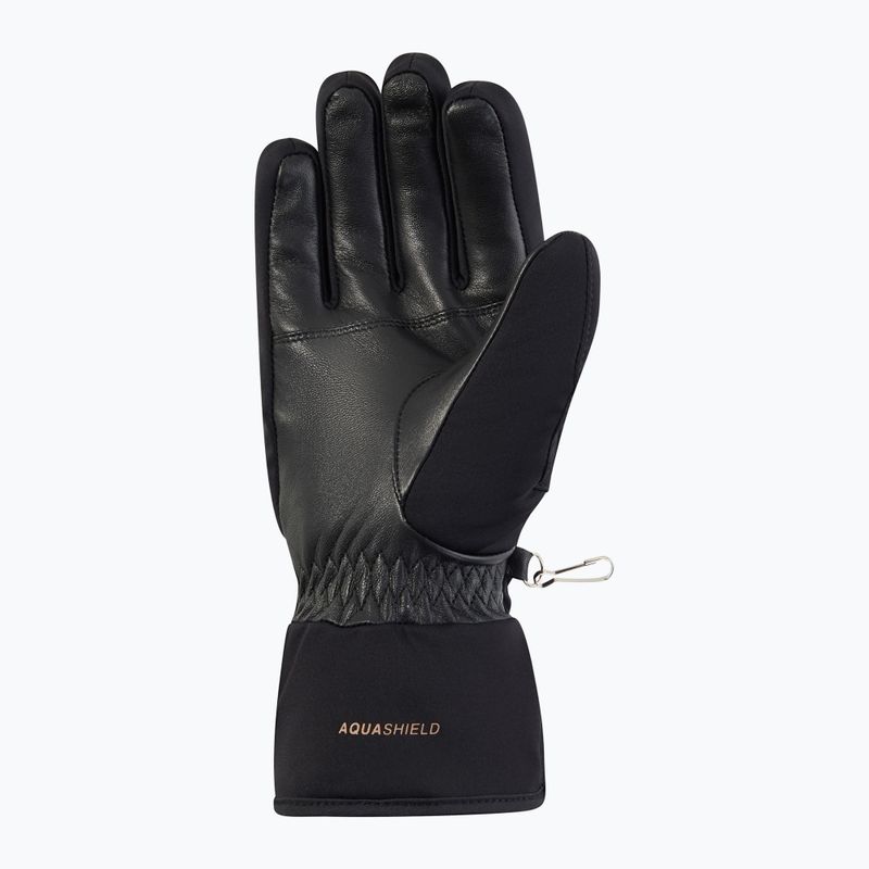 Dámské lyžařské rukavice Ziener Kehnia-Z Aquashield PR Glove black/rose metallic 3