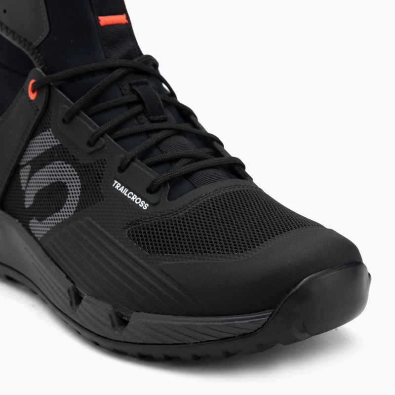 Pánské cyklistické boty s platformou adidas FIVE TEN Trailcross GTX core black/grey three/solar red 7