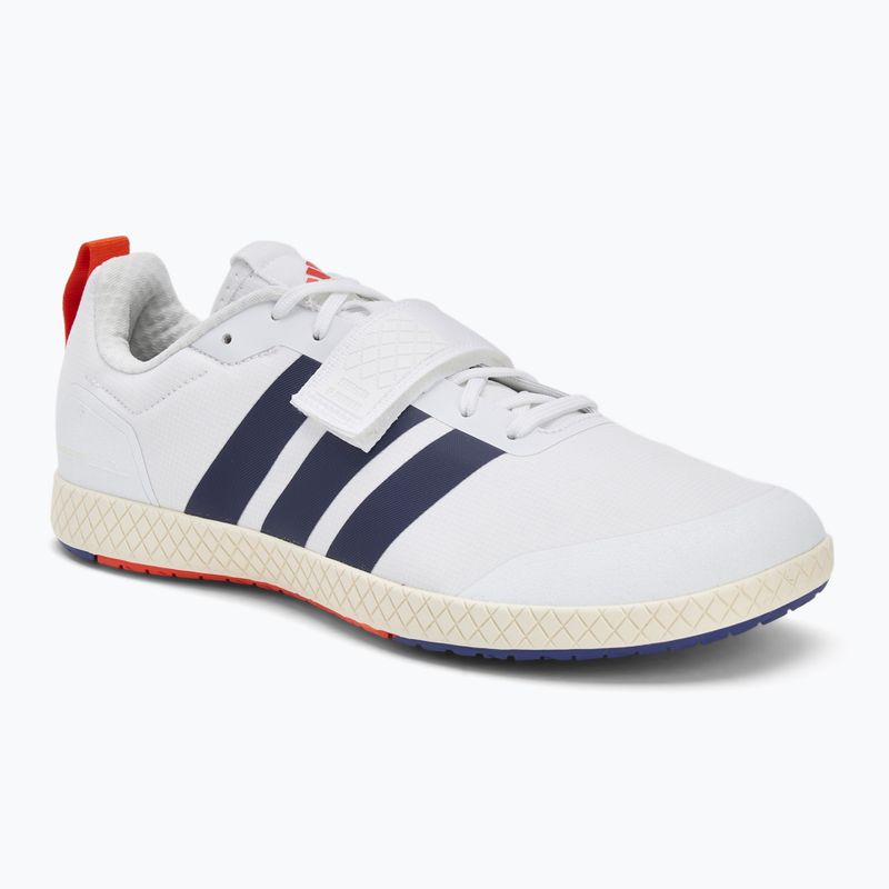 Vzpěračské boty Adidas The Total 2 Footwear white/dark blue/royal blue