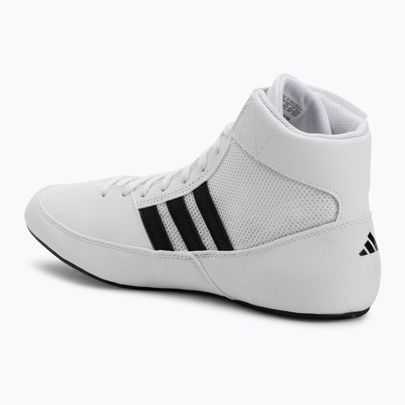 Boxerské boty adidas HVC white/ core black 3