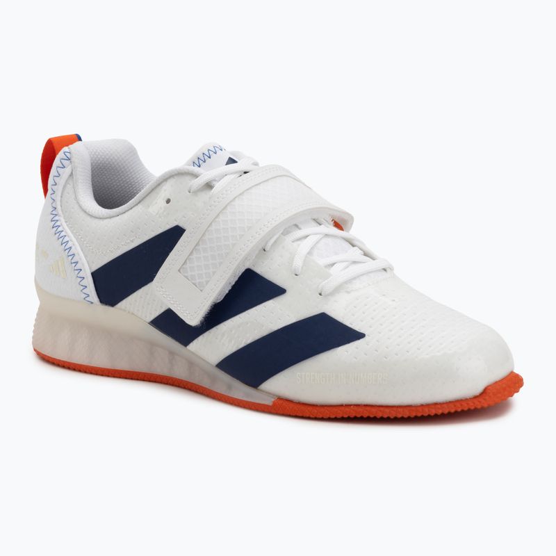 Vzpěračské boty Adidas Adipower Weightlifting III Footwear white/dark blue/royal blue