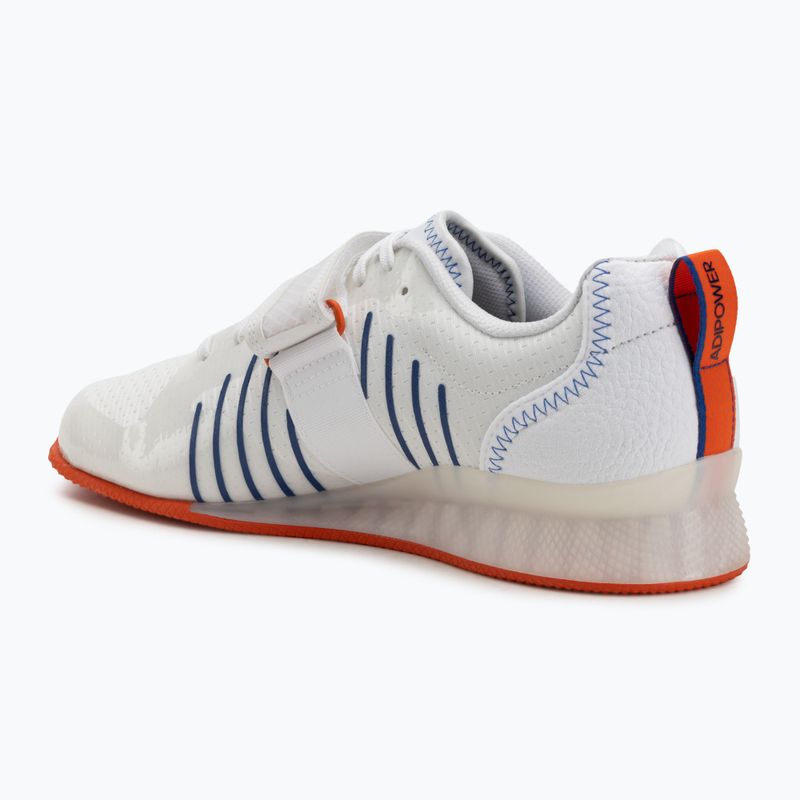 Vzpěračské boty Adidas Adipower Weightlifting III Footwear white/dark blue/royal blue 3