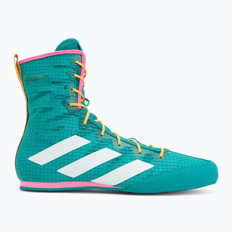 Boxerské boty adidas Box Hog 4 turquoise 2