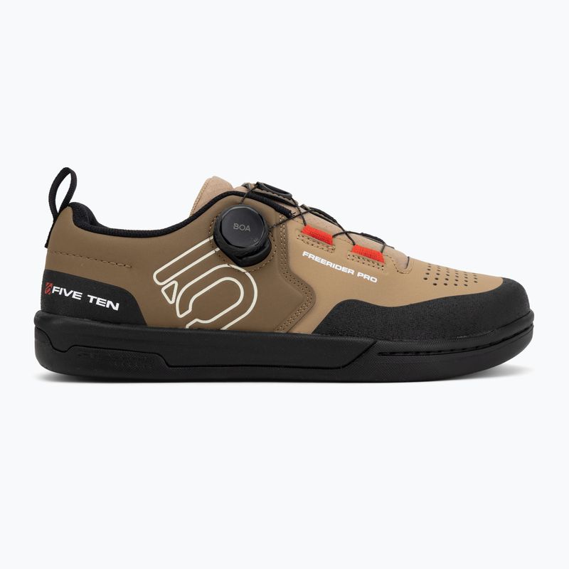 Pánské cyklistické boty na platformě adidas FIVE TEN Freerider Pro Boa cardboard/off white/core black 2