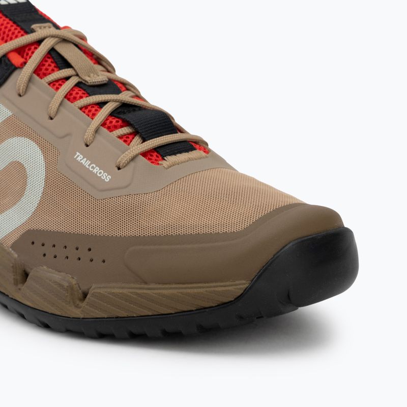 Pánské cyklistické boty na platformě adidas FIVE TEN Trailcross LT cardboard/off white/core black 7