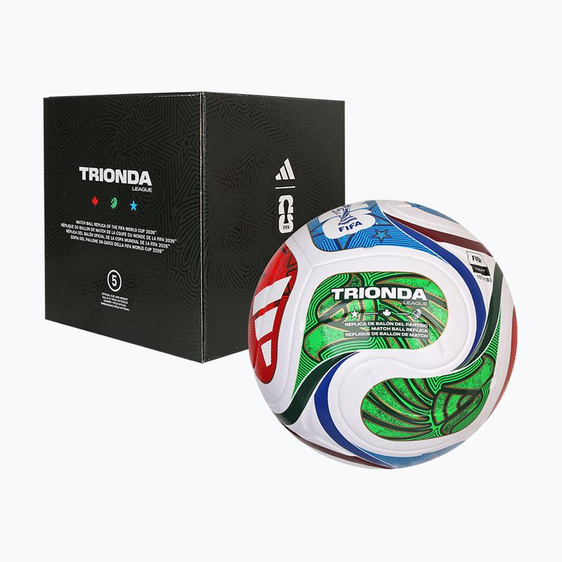 Fotbalový míč Adidas Trionda League Box World Cup multicolor velikost 5 2