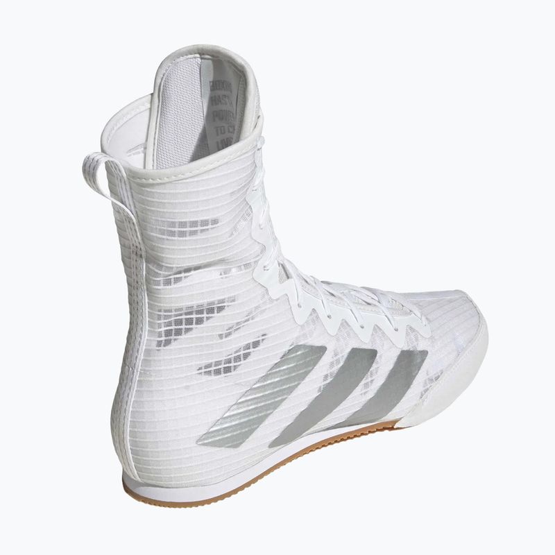Boxerské boty adidas Box Hog 4 white/silver 2