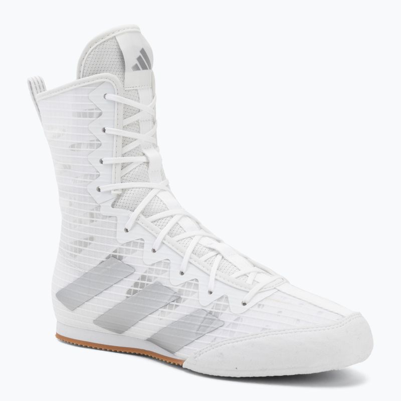 Boxerské boty adidas Box Hog 4 white/silver