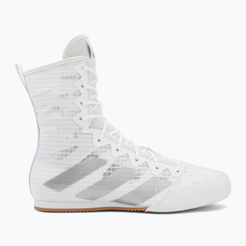 Boxerské boty adidas Box Hog 4 white/silver 2