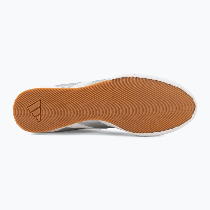 Boxerské boty adidas Box Hog 4 white/silver 4