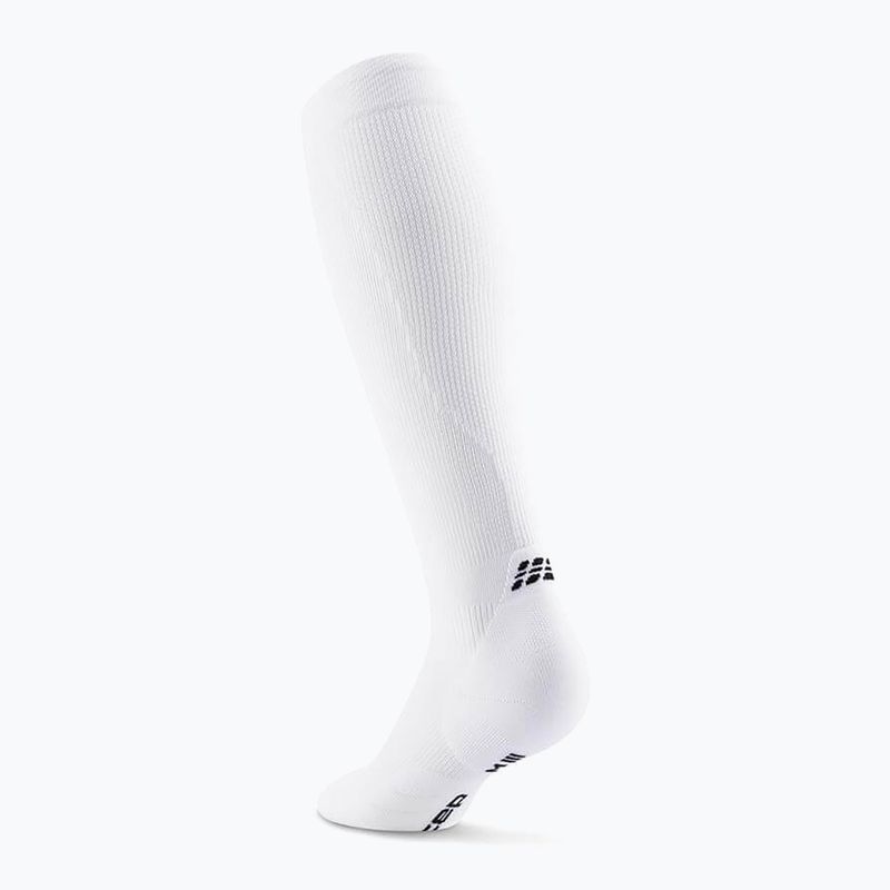 Dámské kompresní ponožky CEP Run Tall 5.0 white 3